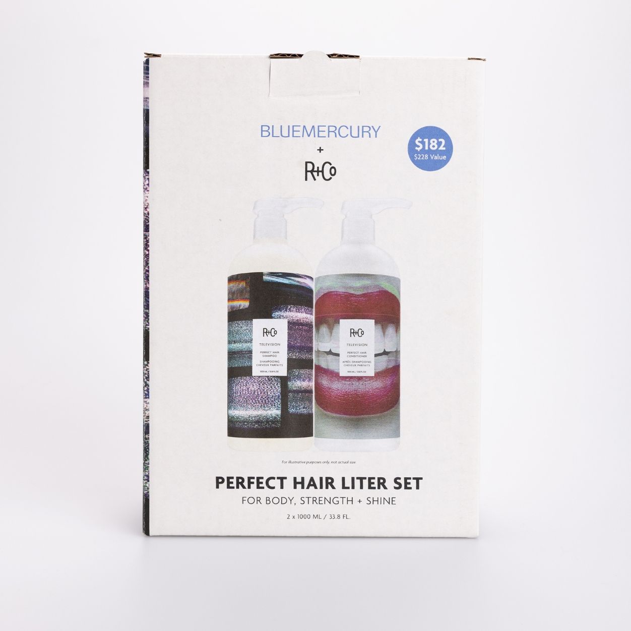 Image of the R+Co Bluemercury 2025 R+Co TV Liter Holiday Set (Limited Edition) box