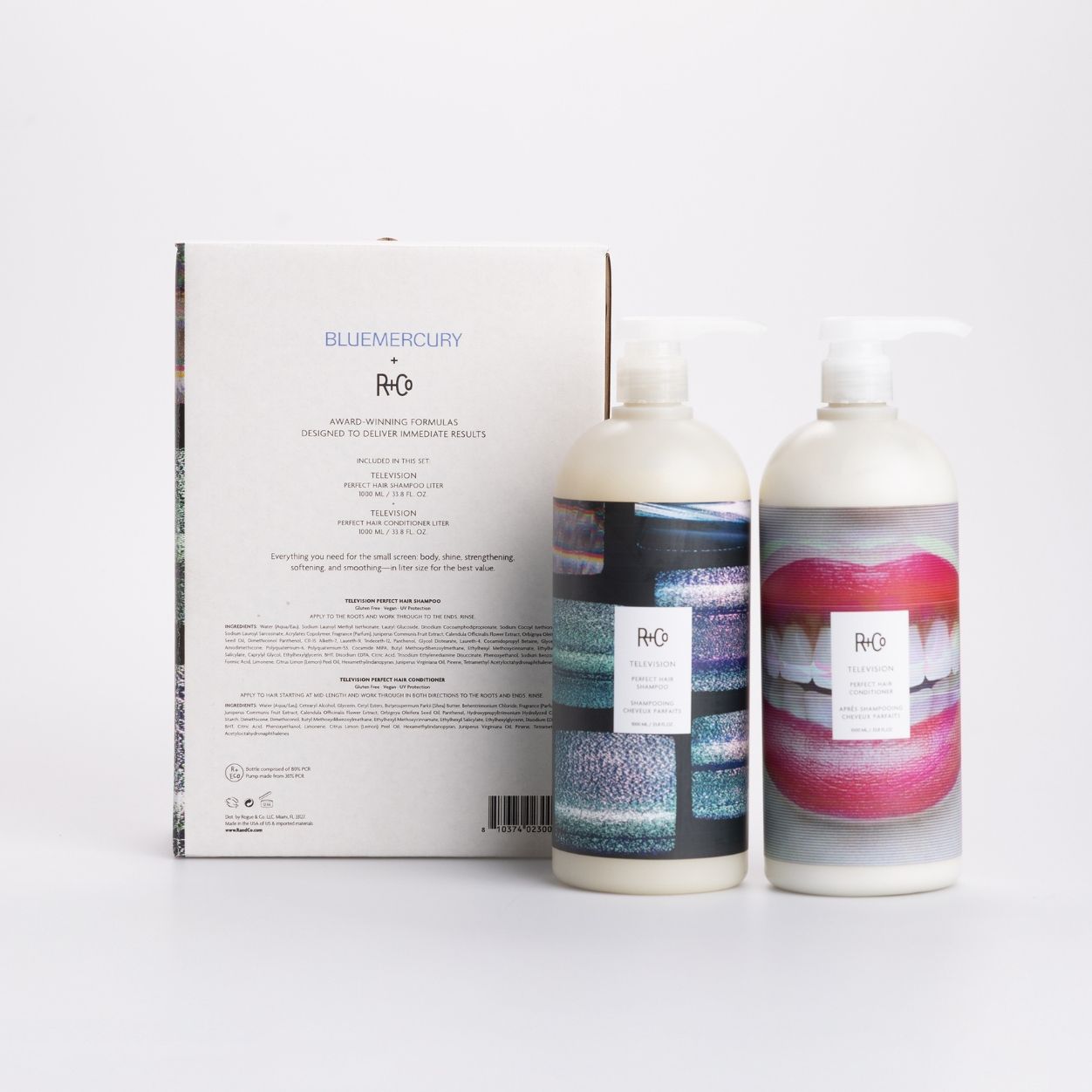 Back image of R+Co Bluemercury 2025 R+Co TV Liter Holiday Set (Limited Edition)