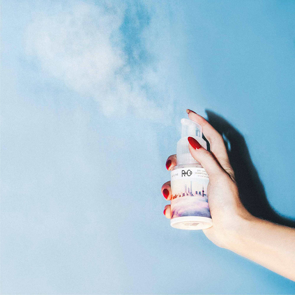 Lifestyle image of R+Co Skyline Dry Shampoo Powder