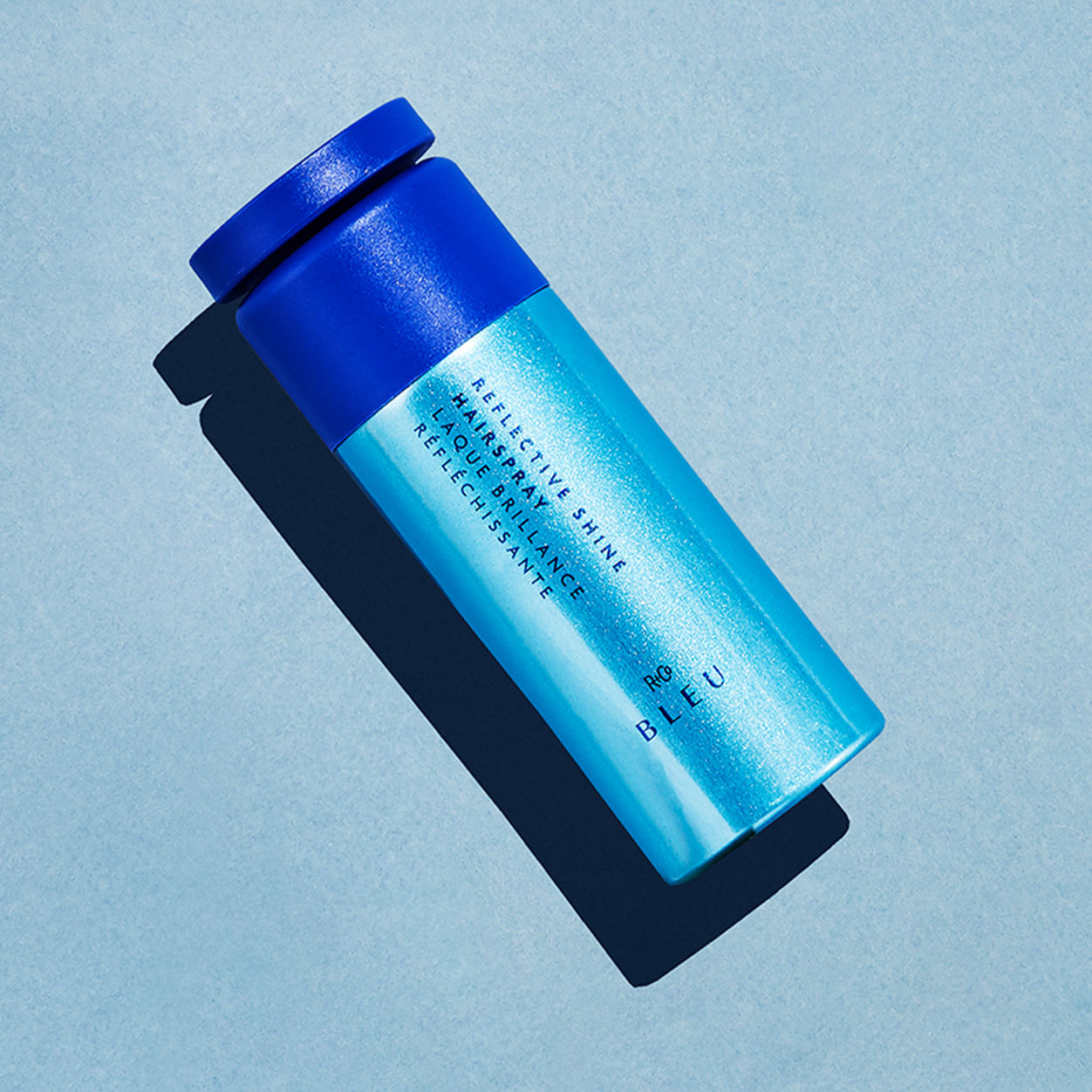 Lifestyle image of R+Co Bleu Reflective Shine Hairspray