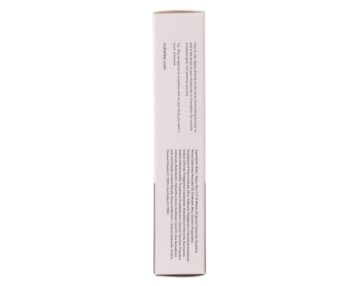 Image of the Indie Lee Bronzing Drops box