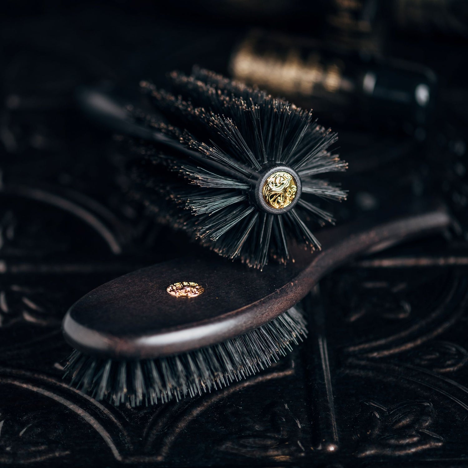 Lifestyle image of Oribe Medium Round Bristle Brush