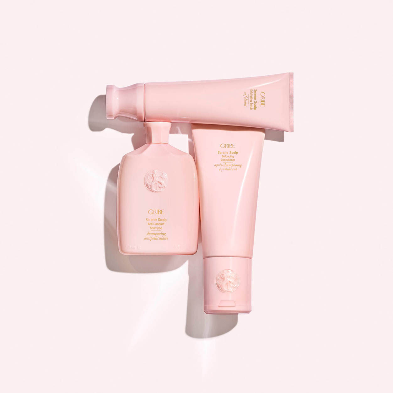 Lifestyle image of Oribe Serene Scalp Exfoliating Scrub