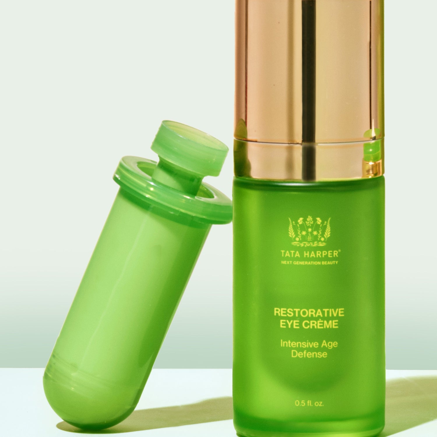 Lifestyle image of Tata Harper Restorative Eye Creme Starter Kit