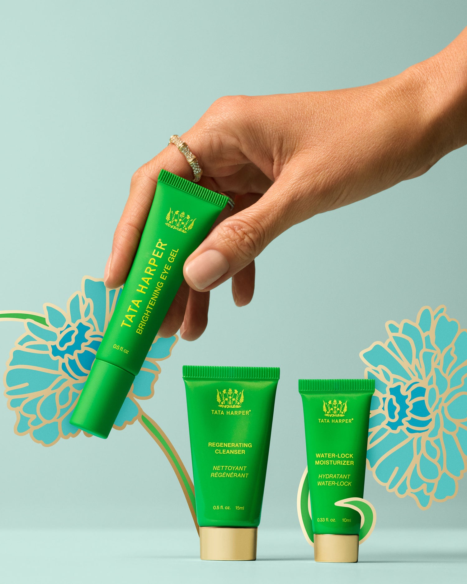 Lifestyle image of Tata Harper Brighten Up Essentials Set (Limited Edition)