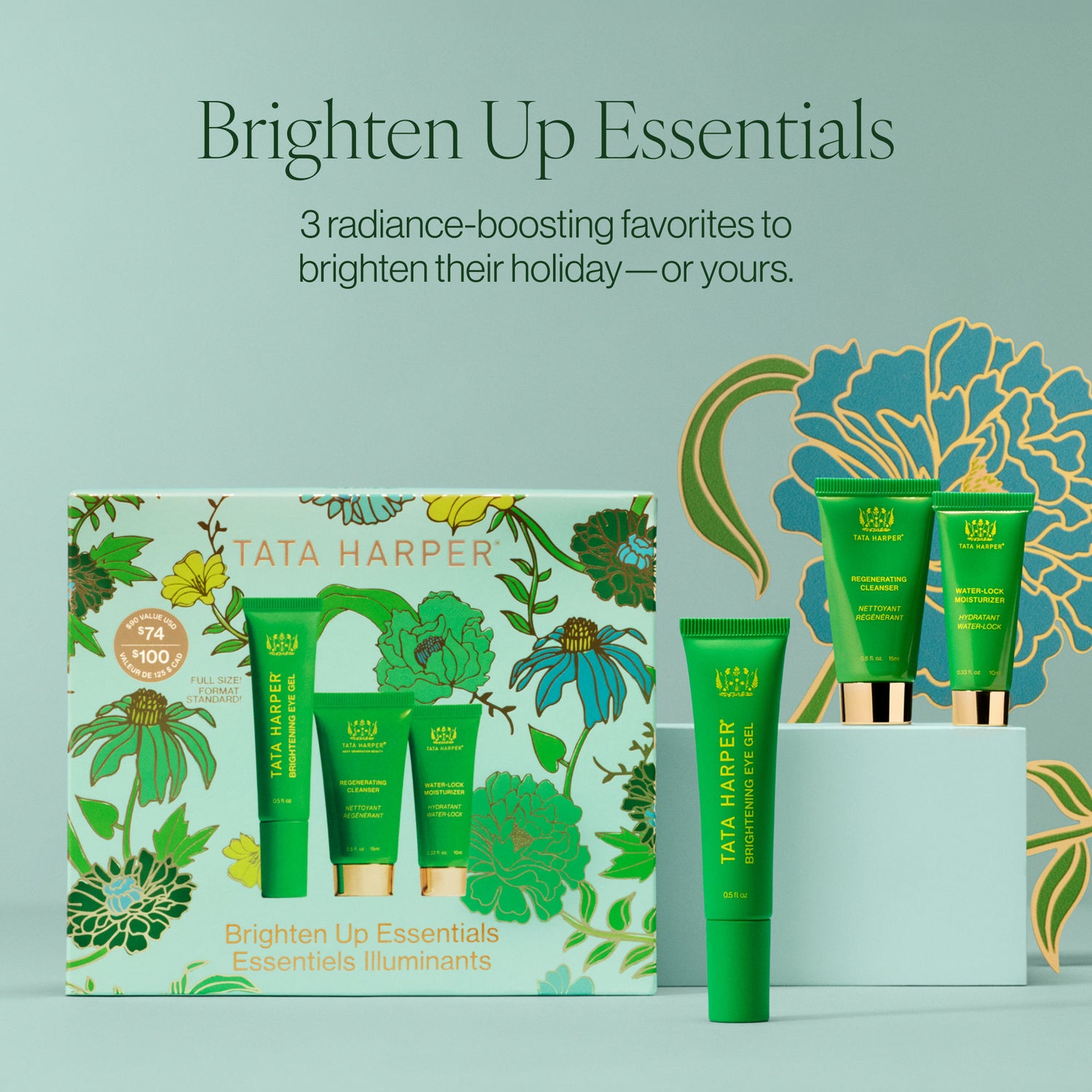 Information related to Tata Harper Brighten Up Essentials Set (Limited Edition)