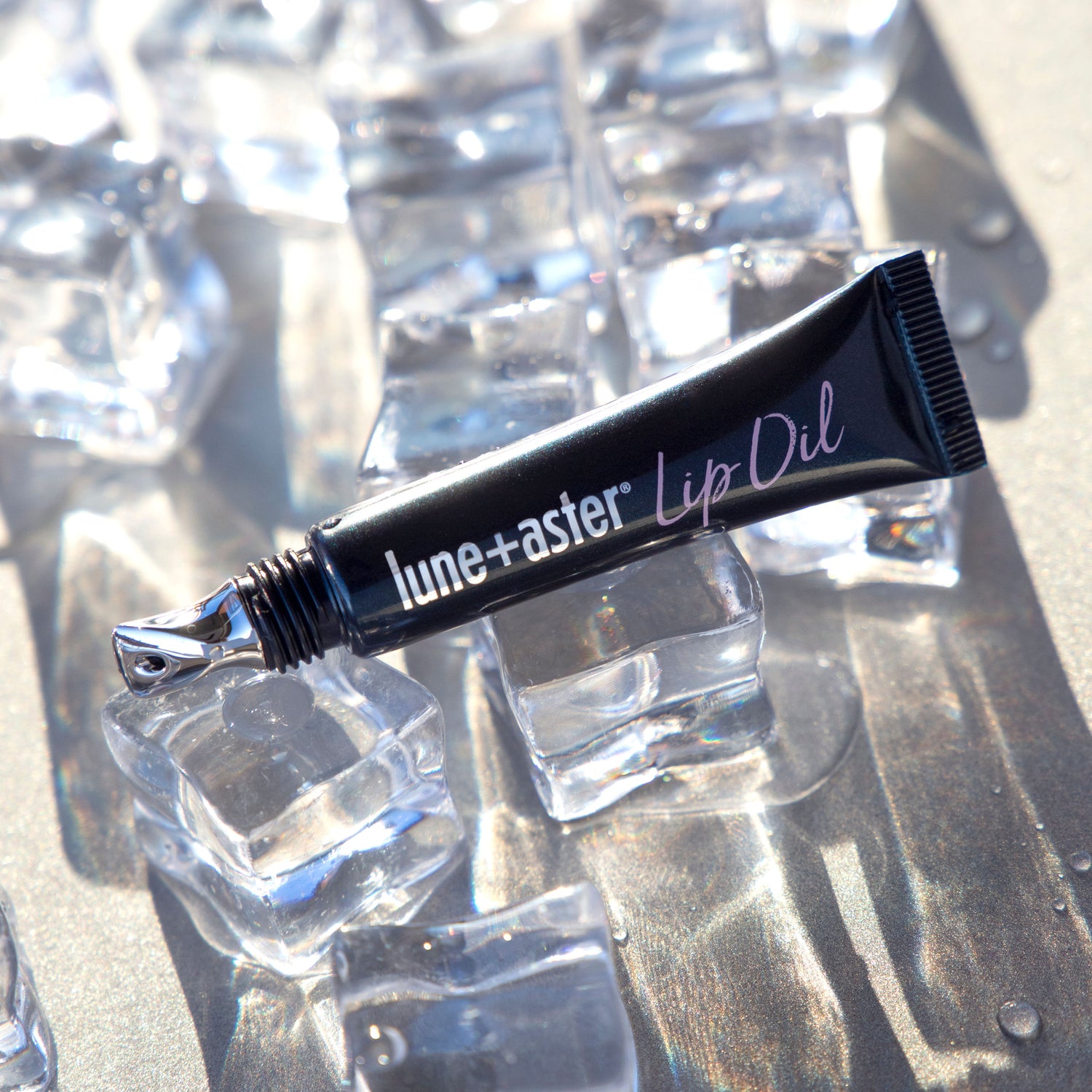 Lifestyle image of Lune+Aster PowerLips Lip Oil
