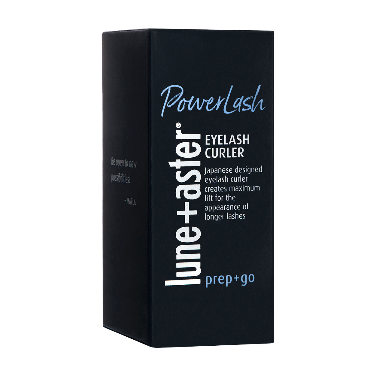 Image of the Lune+Aster PowerLash Eyelash Curler box