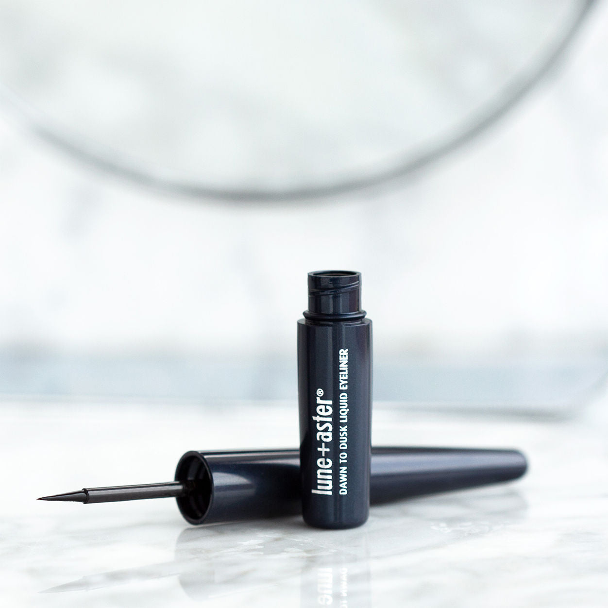 Lifestyle image of Lune+Aster Dawn to Dusk Liquid Eyeliner