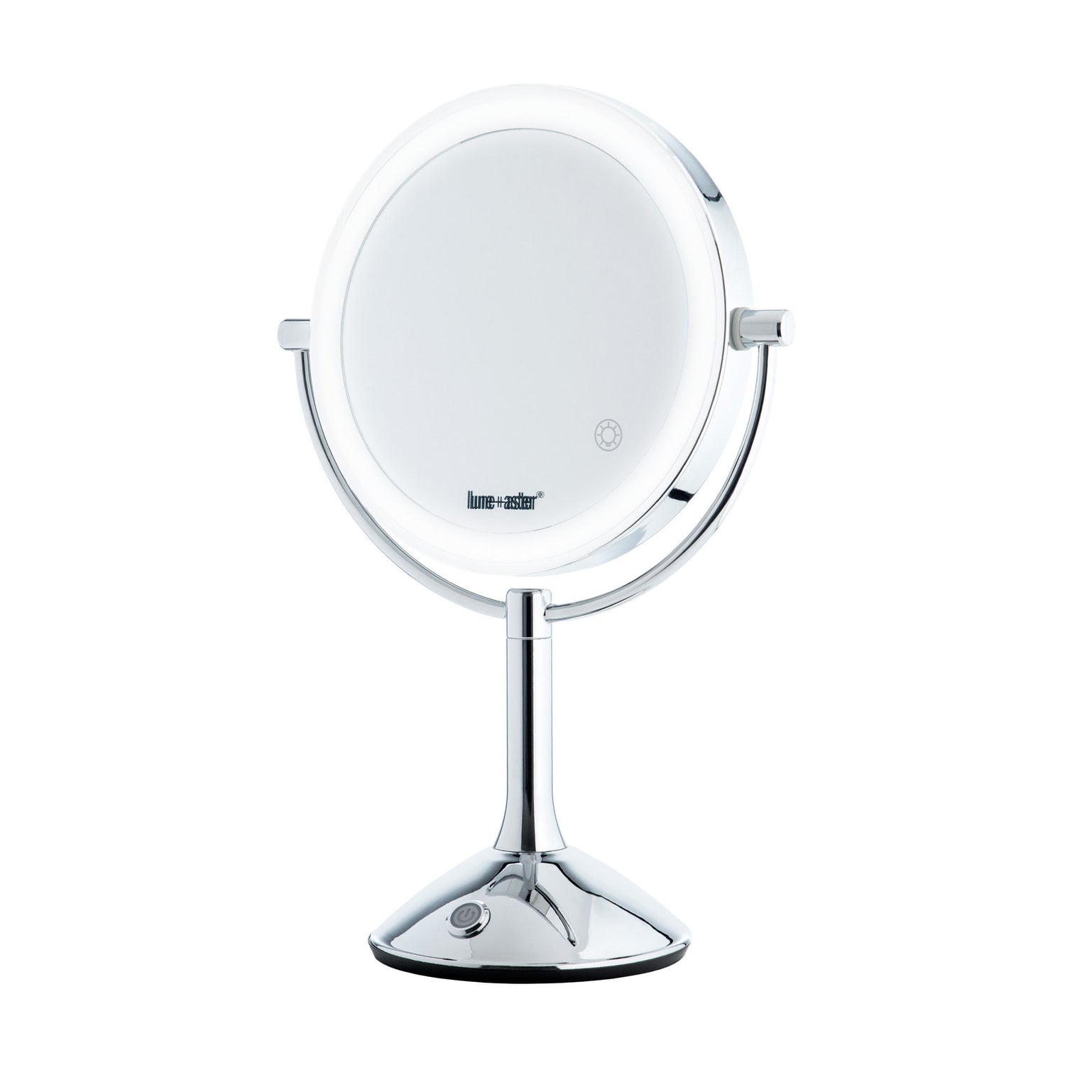 Image of an open Lune+Aster LED Vanity Mirror