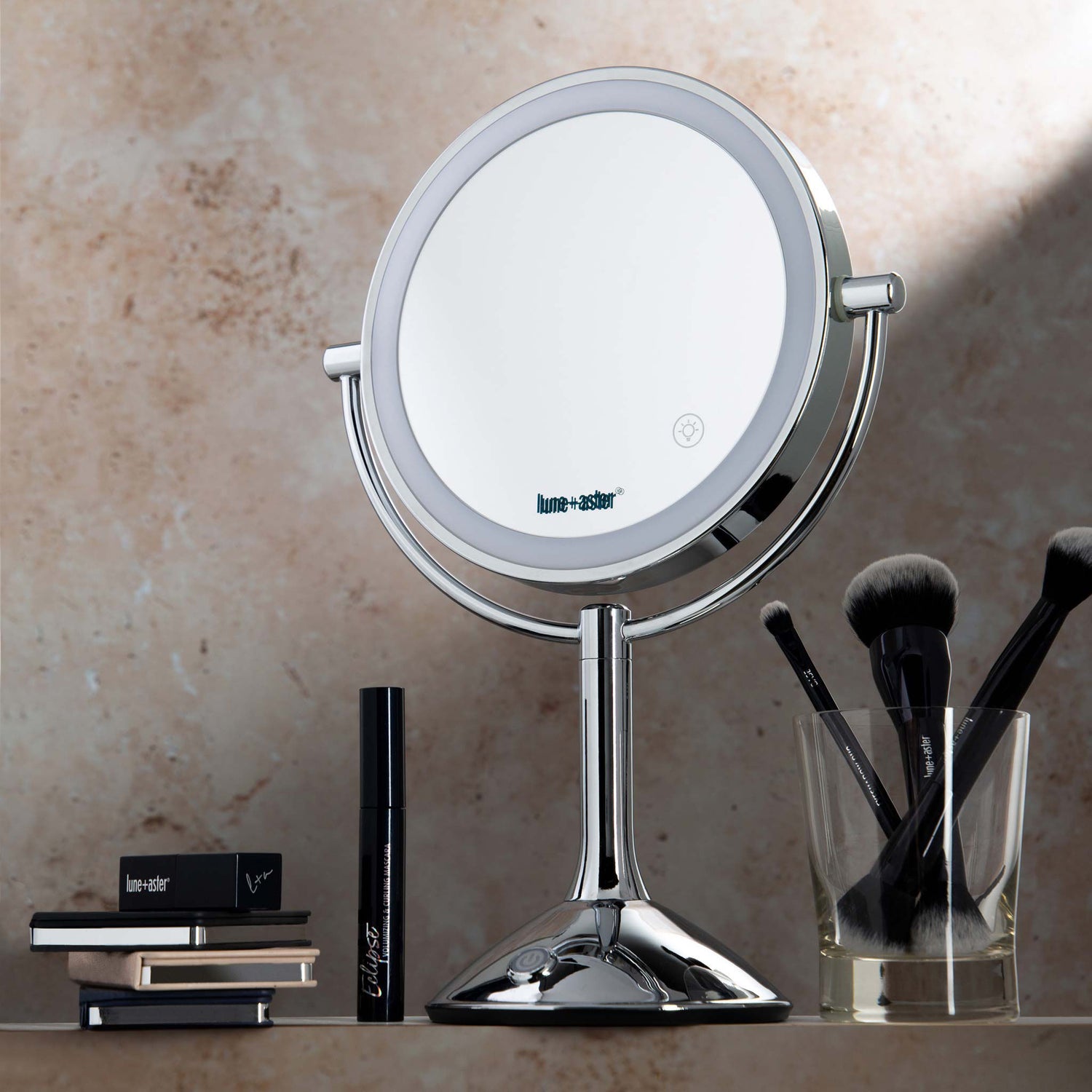 Lifestyle image of Lune+Aster LED Vanity Mirror