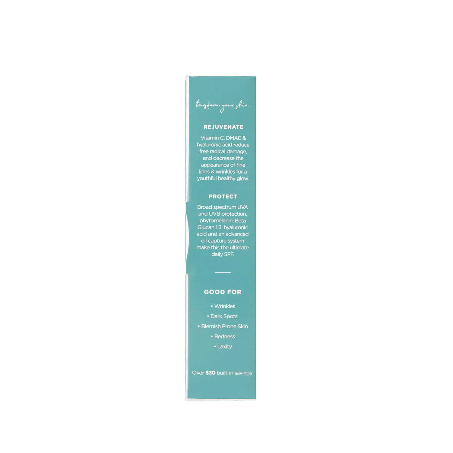 Image of the Jan Marini Rejuvenate and Protect with Antioxidant Daily Face Protectant SPF 33 box