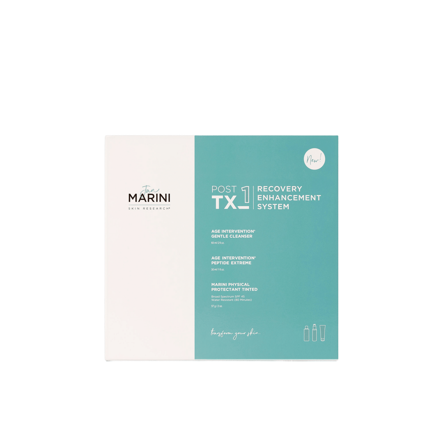 Image of the Jan Marini PostTX 1 Recovery Enhancement System box