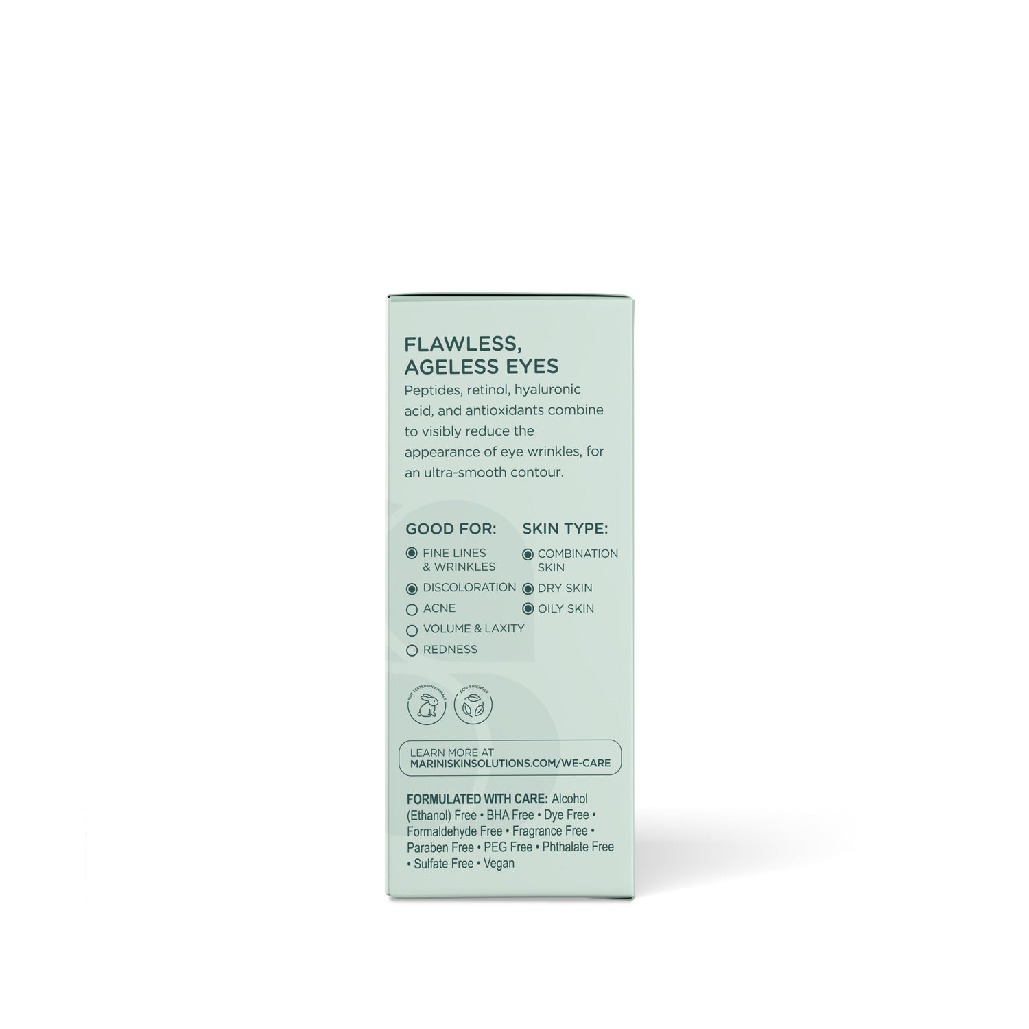 Side image of Marini SkinSolutions Age Intervention Eye Cream