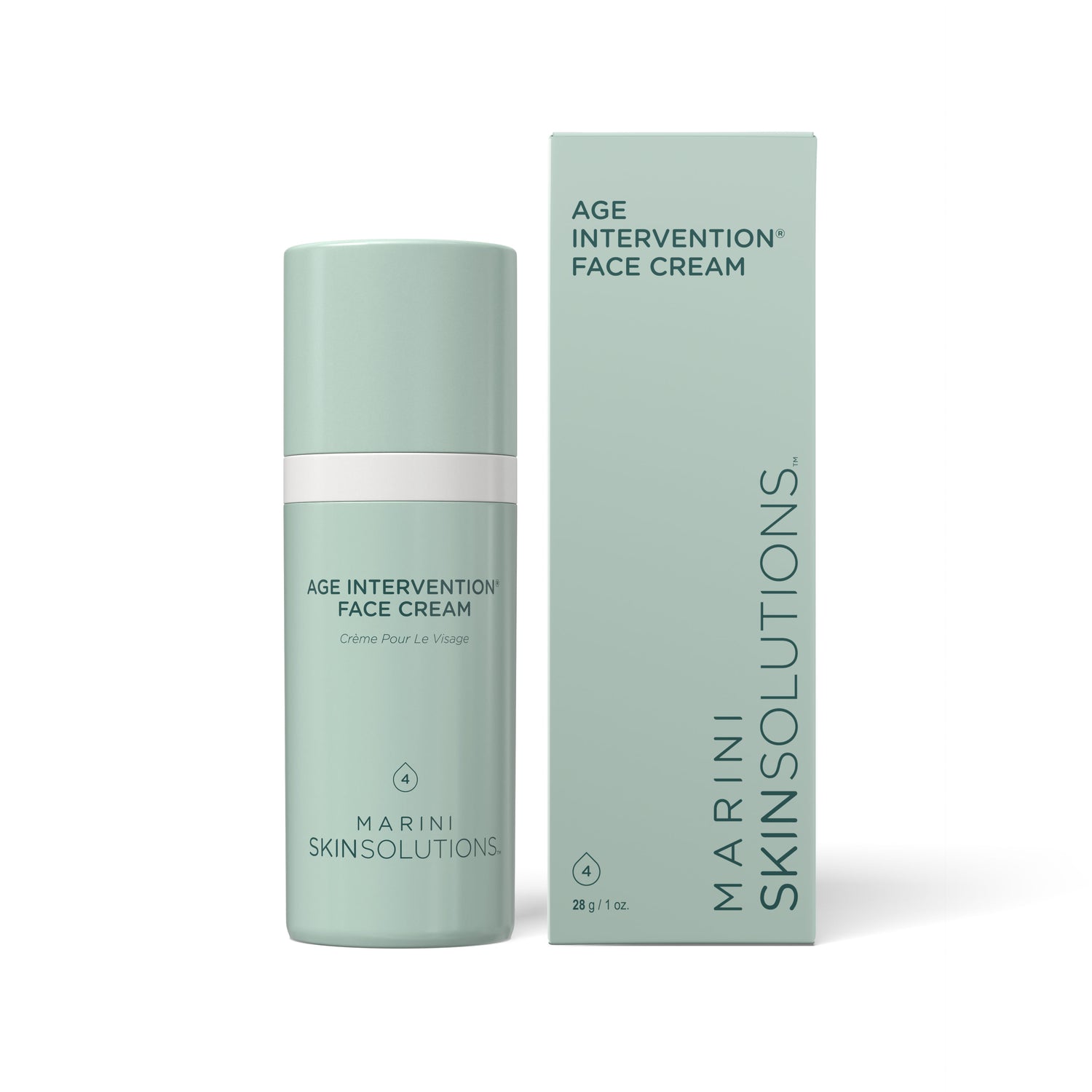 Image of a closed Marini SkinSolutions Age Intervention Face Cream