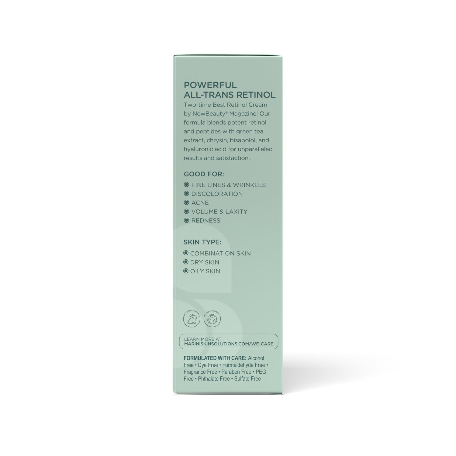 Back image of Marini SkinSolutions Marini Physical Protectant Tinted Light to Medium SPF 45