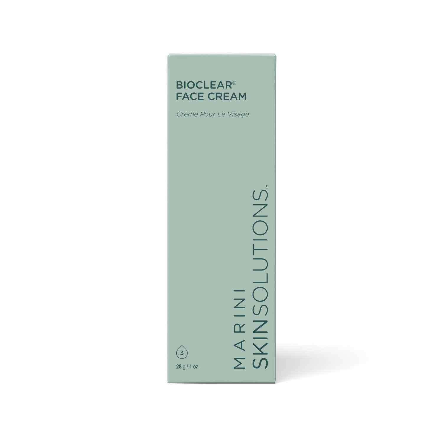 Image of the Marini SkinSolutions Bioclear Face Cream box
