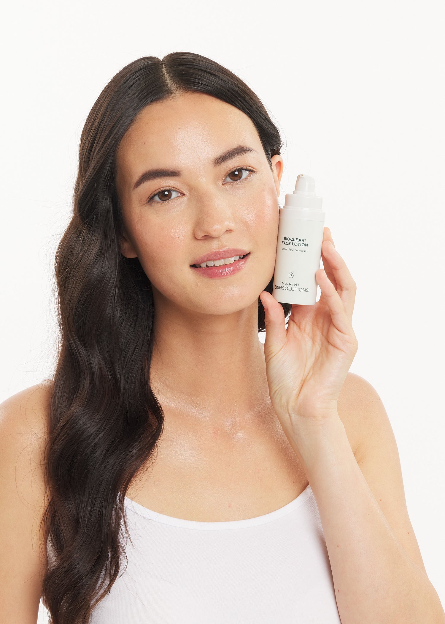 Model image of Marini SkinSolutions Bioclear Face Lotion