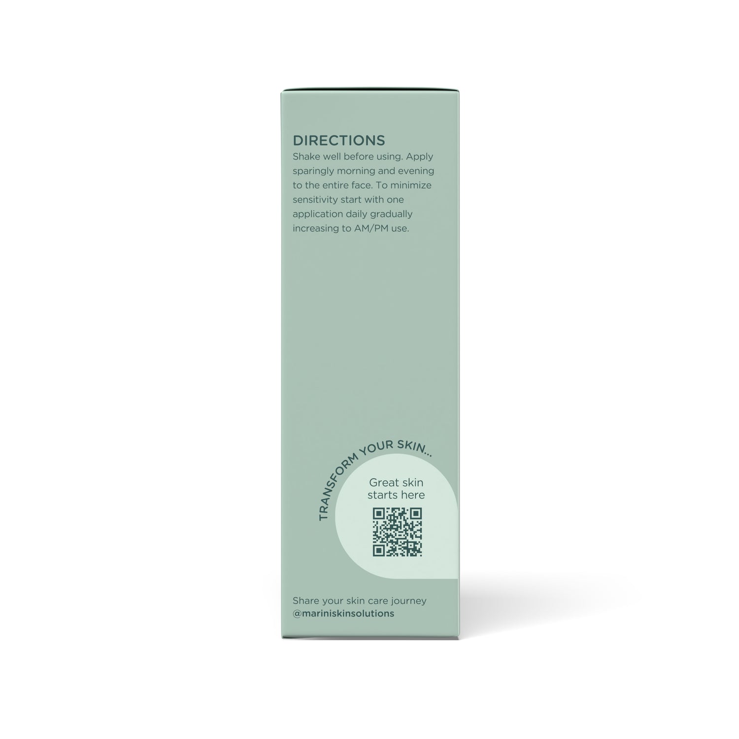 Side image of Marini SkinSolutions Bioclear Face Lotion
