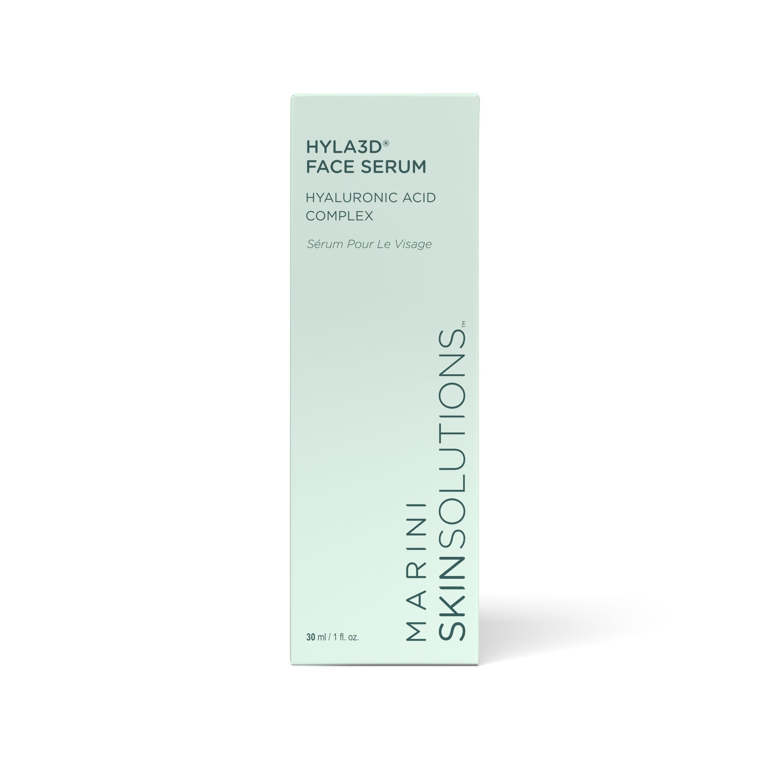 Image of the Marini SkinSolutions Hyla3D Face Serum box
