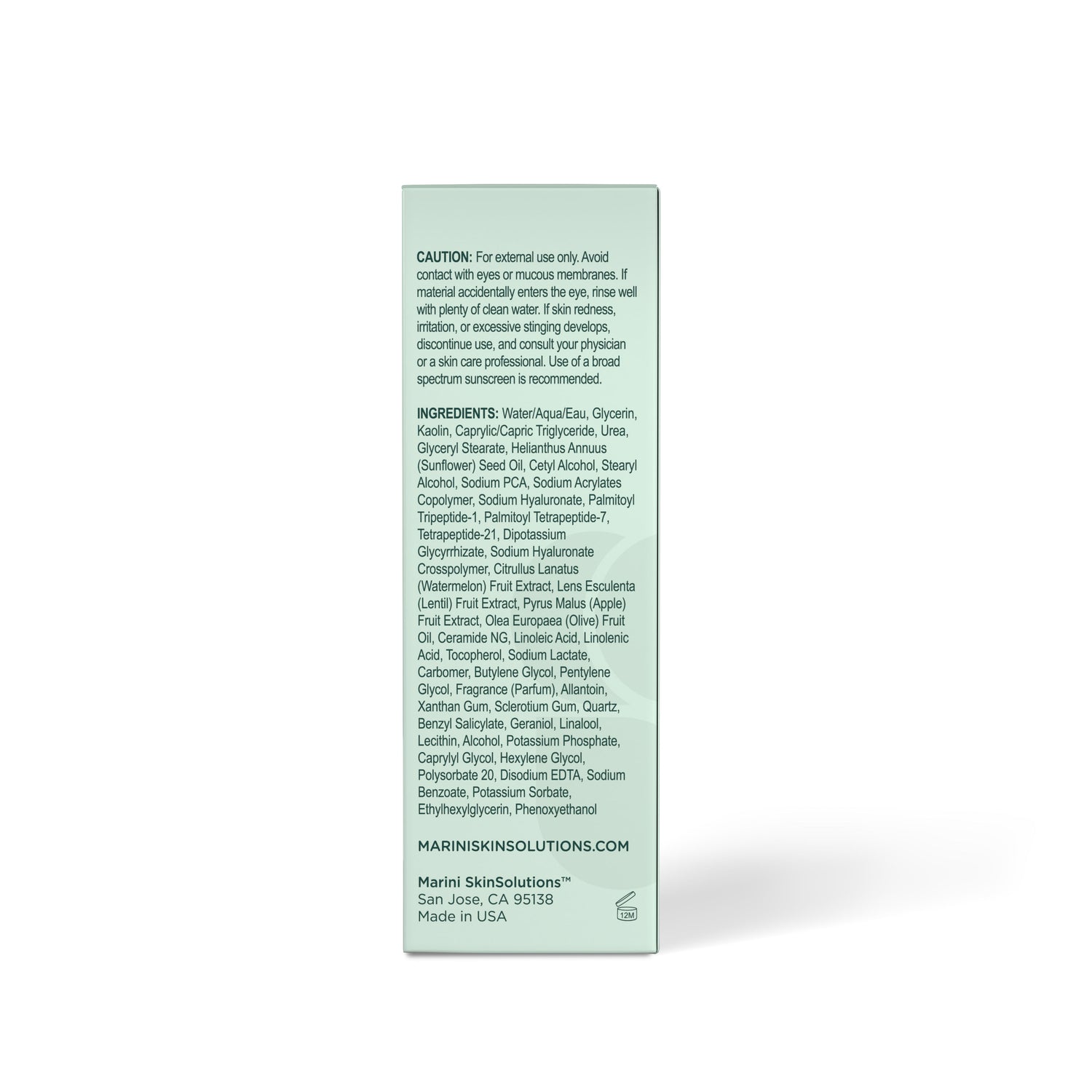 Side image of Marini SkinSolutions Hyla3D Face Mask