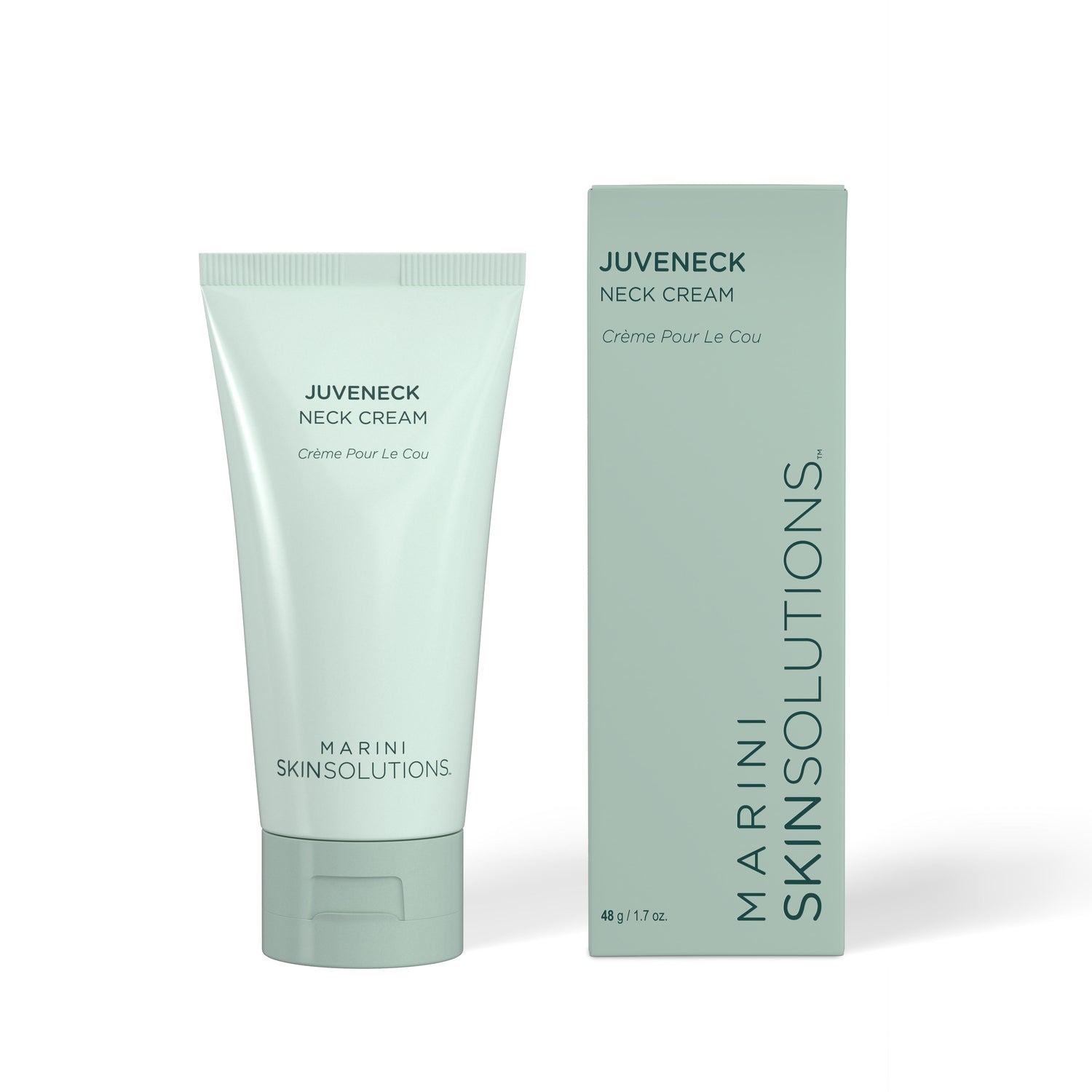 Image of the Marini SkinSolutions Juveneck Neck Cream box
