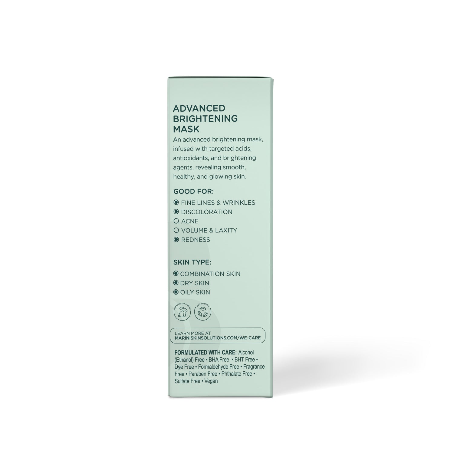 Side image of Marini SkinSolutions Marini Luminate Face Mask