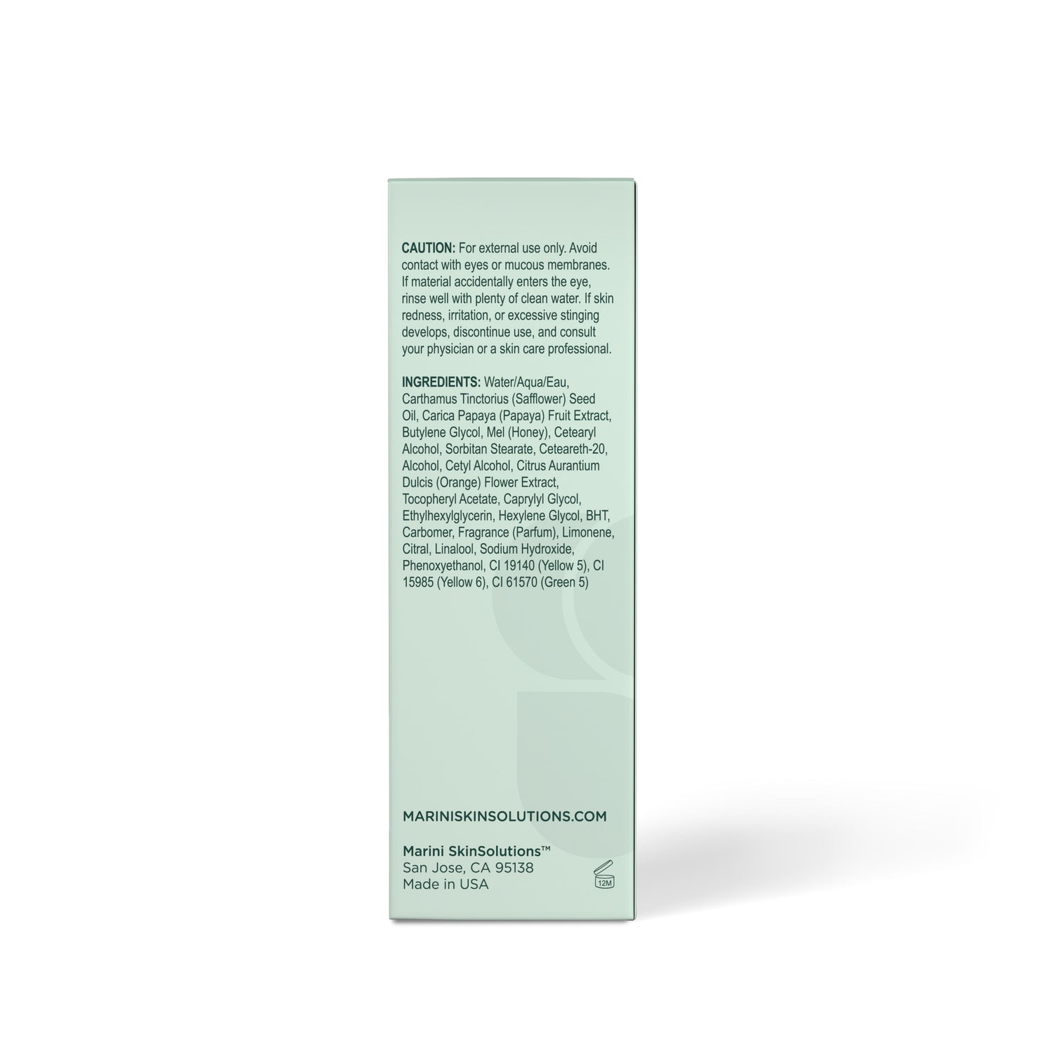 Side image of Marini SkinSolutions Skin Zyme