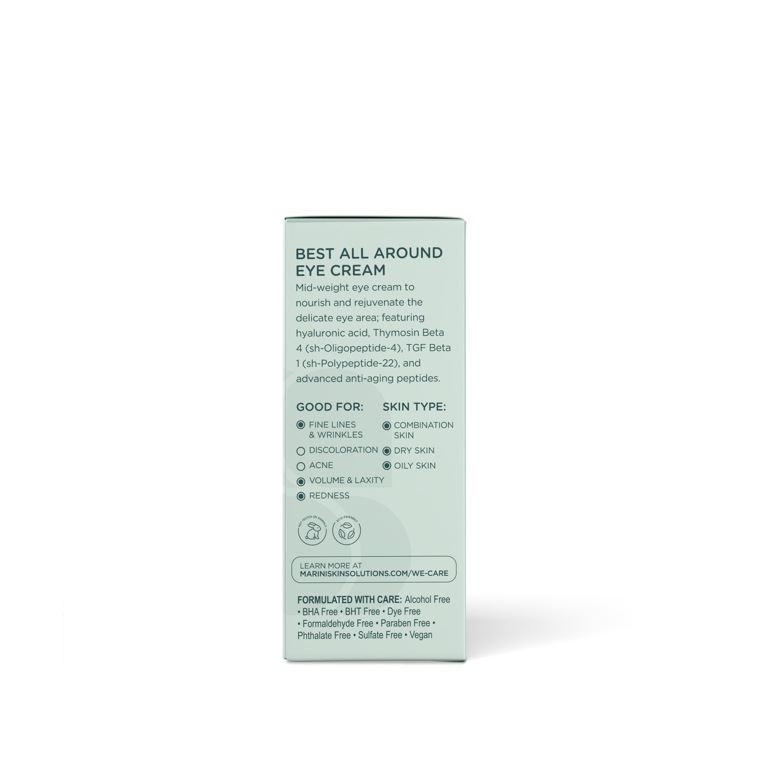 Side image of Marini SkinSolutions Transformation Eye Cream