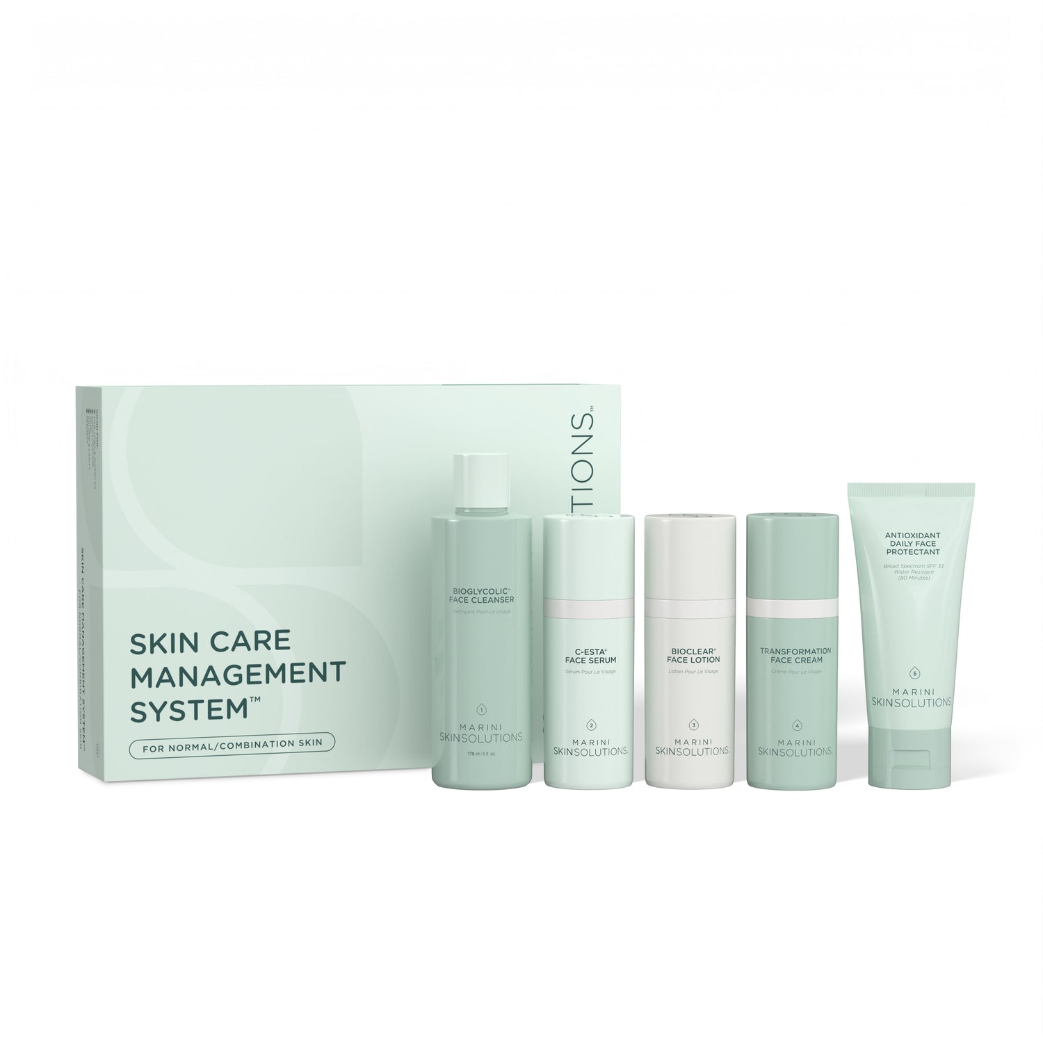 Side image of Marini SkinSolutions Skin Care Management System Normal / Combination DFP