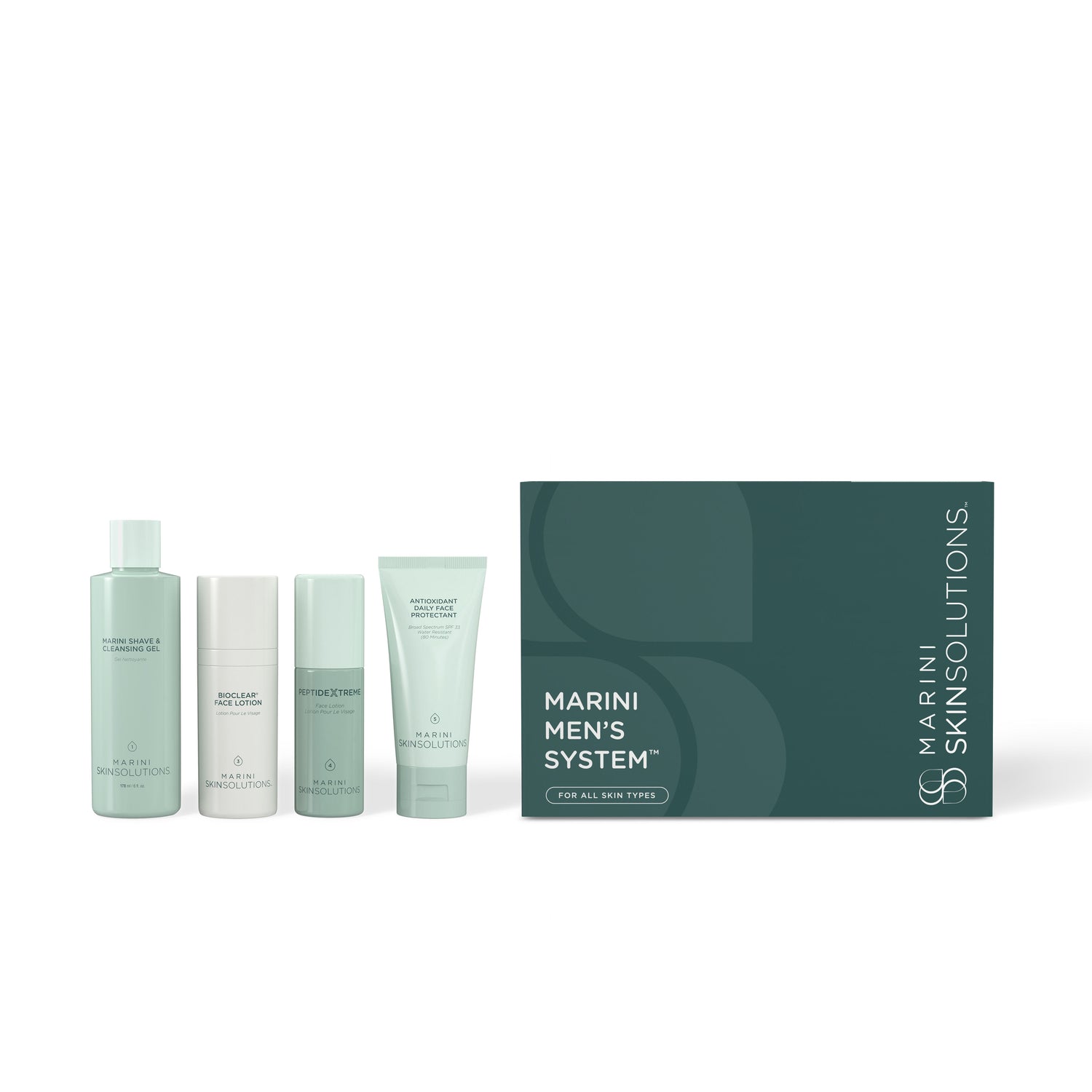 Image of the Marini SkinSolutions Marini Men's System box