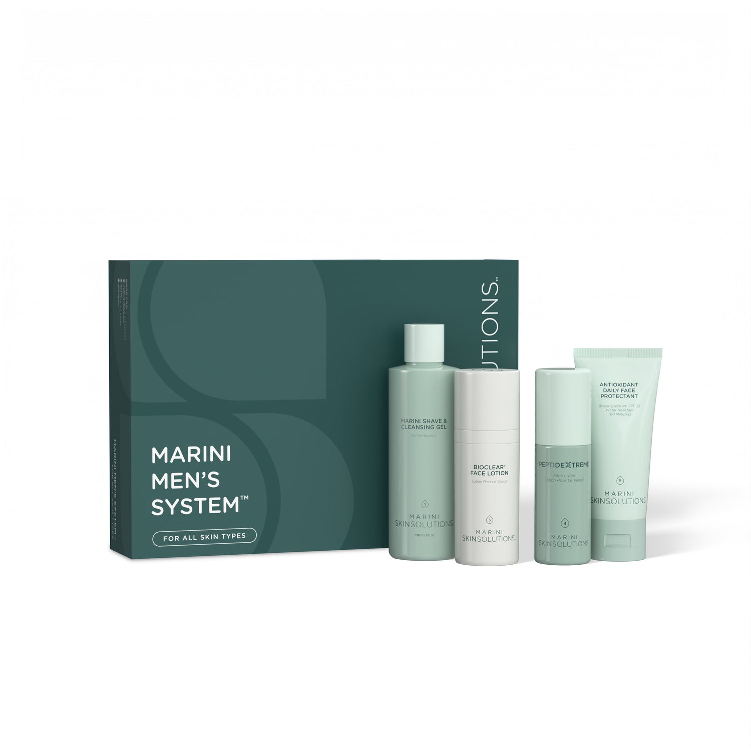 Lifestyle image of Marini SkinSolutions Marini Men's System