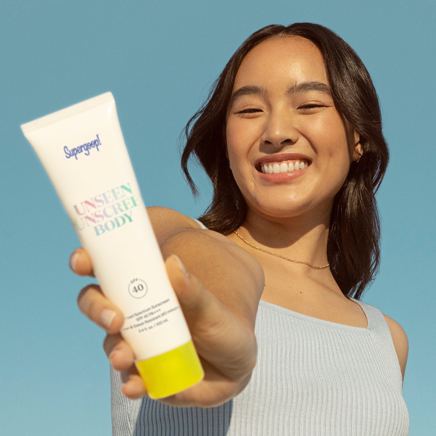 Model image of Supergoop! Unseen Sunscreen Body SPF 40