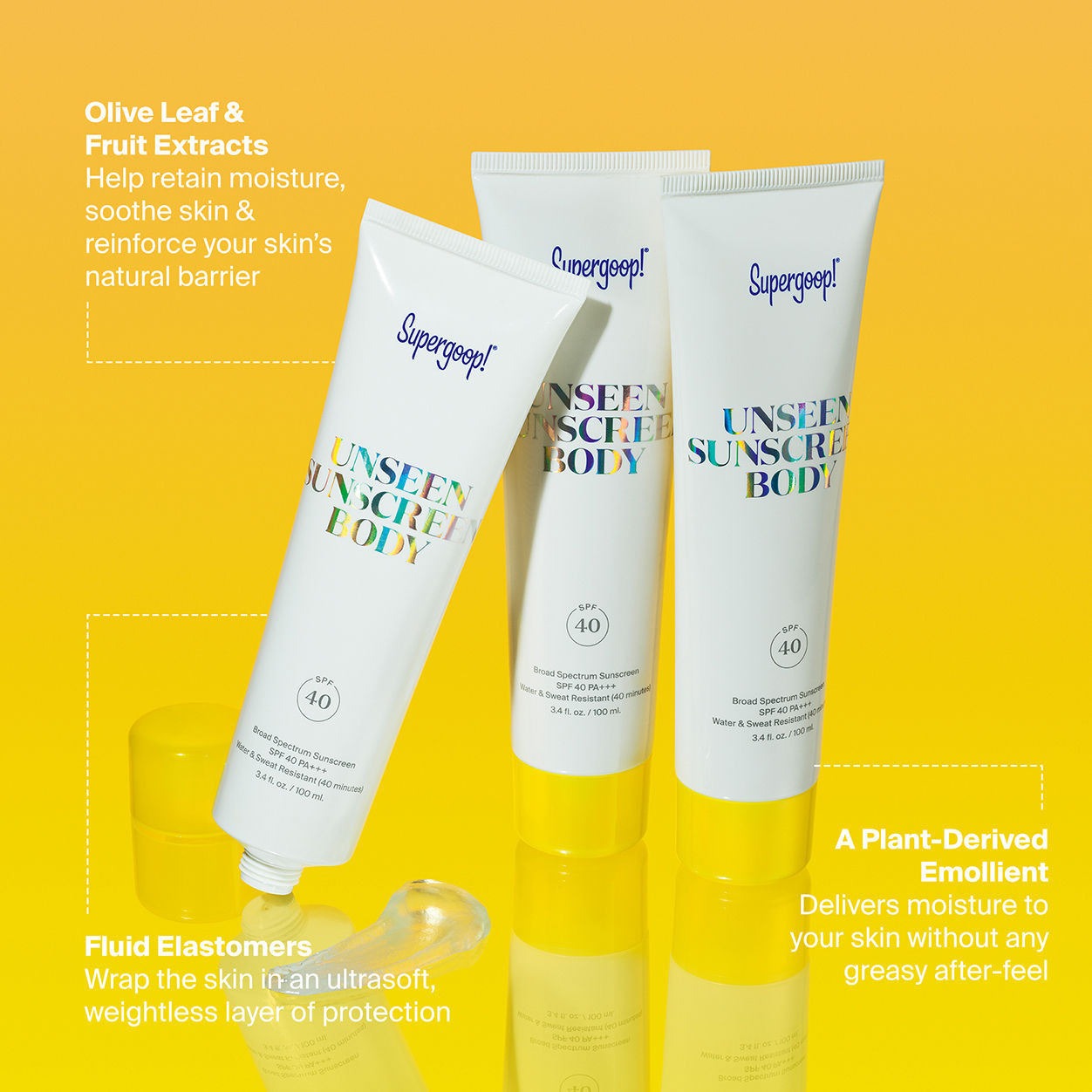 Information related to Supergoop! Unseen Sunscreen Body SPF 40