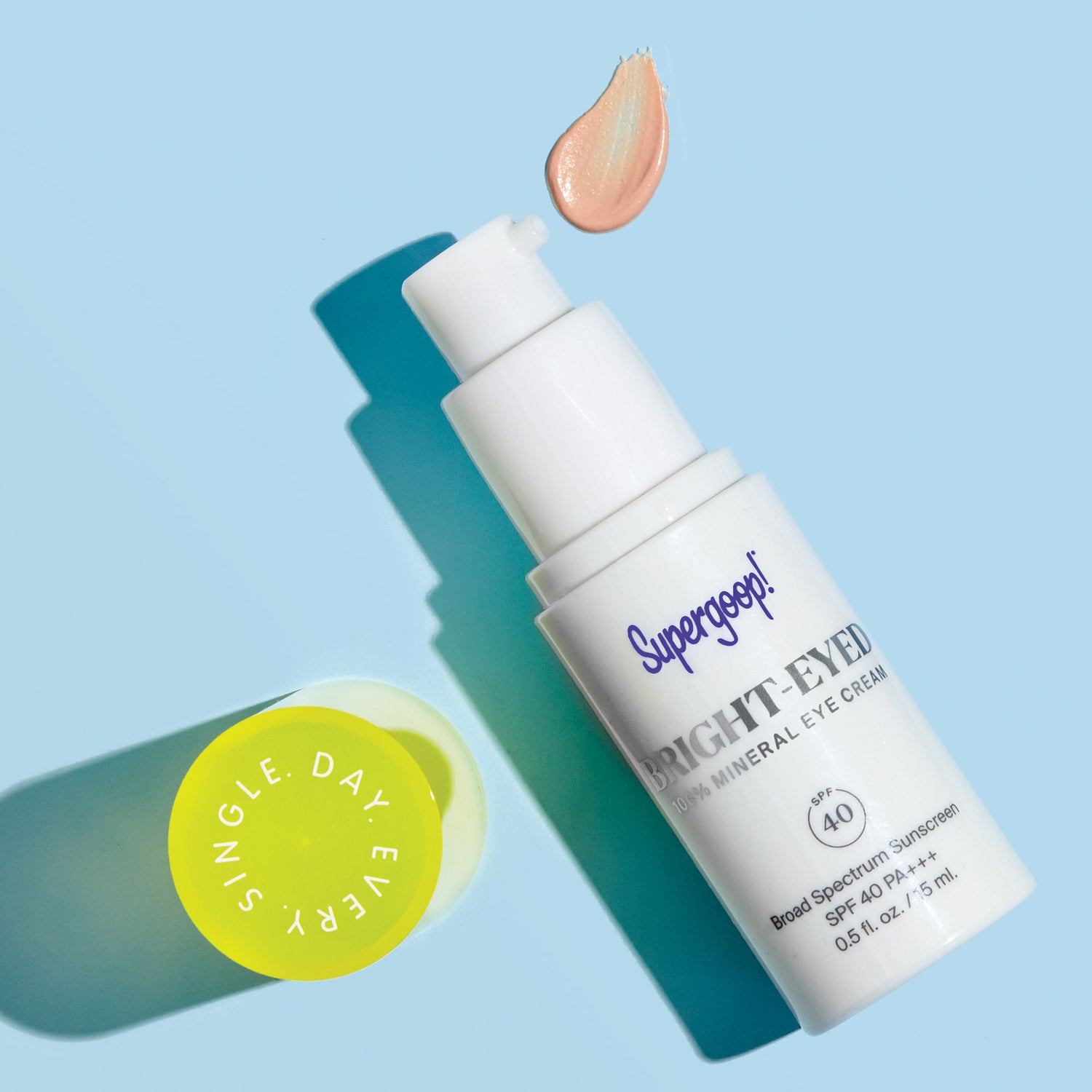 Lifestyle image of Supergoop! Bright-Eyed 100% Mineral Eye Cream SPF 40