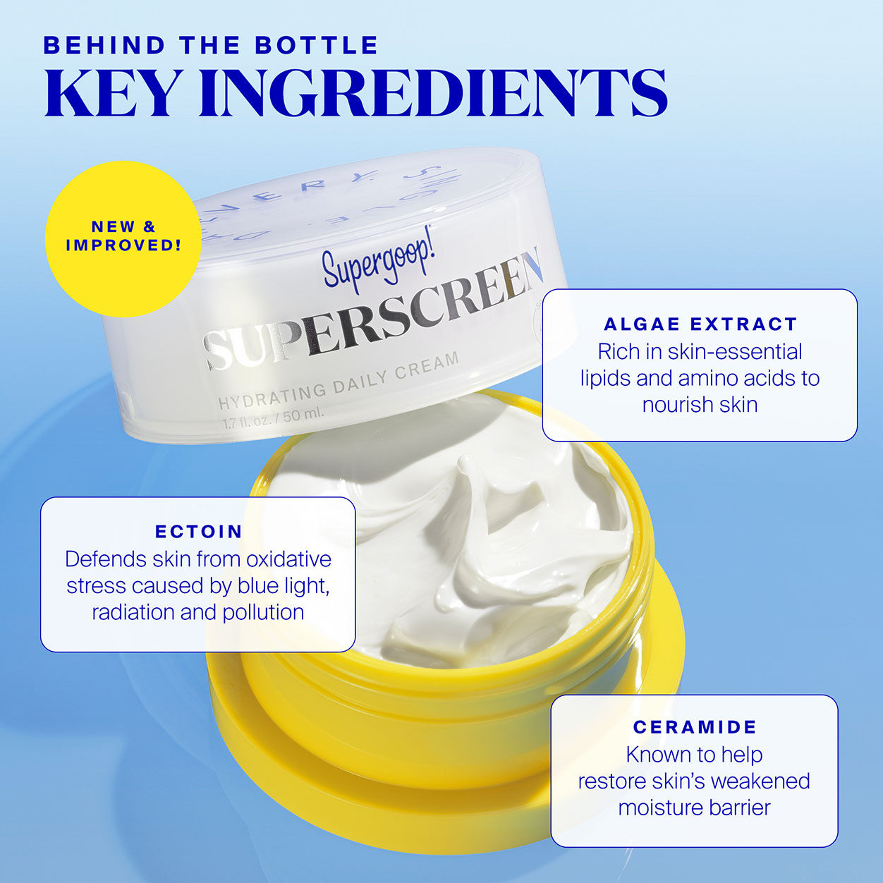Information related to Supergoop! Superscreen Hydrating Daily Cream SPF 40