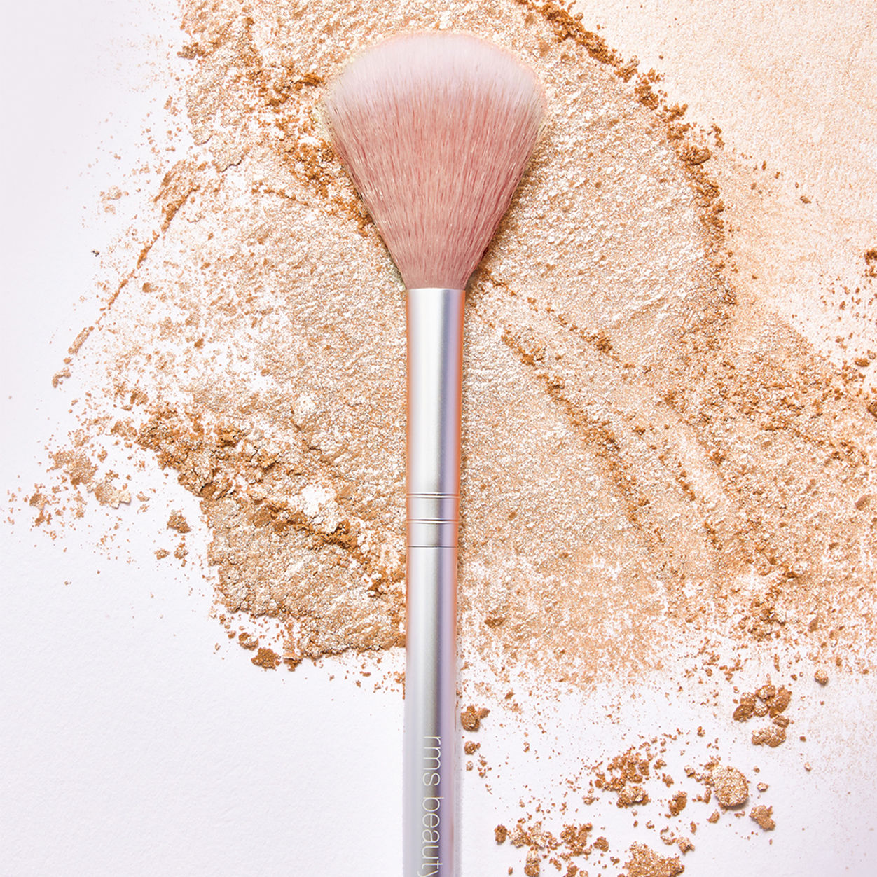 Lifestyle image of RMS Beauty Skin2Skin Fan Brush
