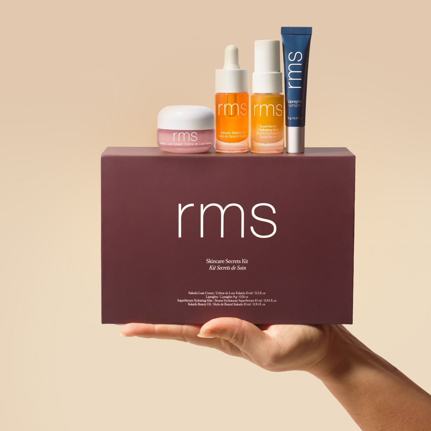 Lifestyle image of RMS Beauty Skincare Secrets Travel Kit