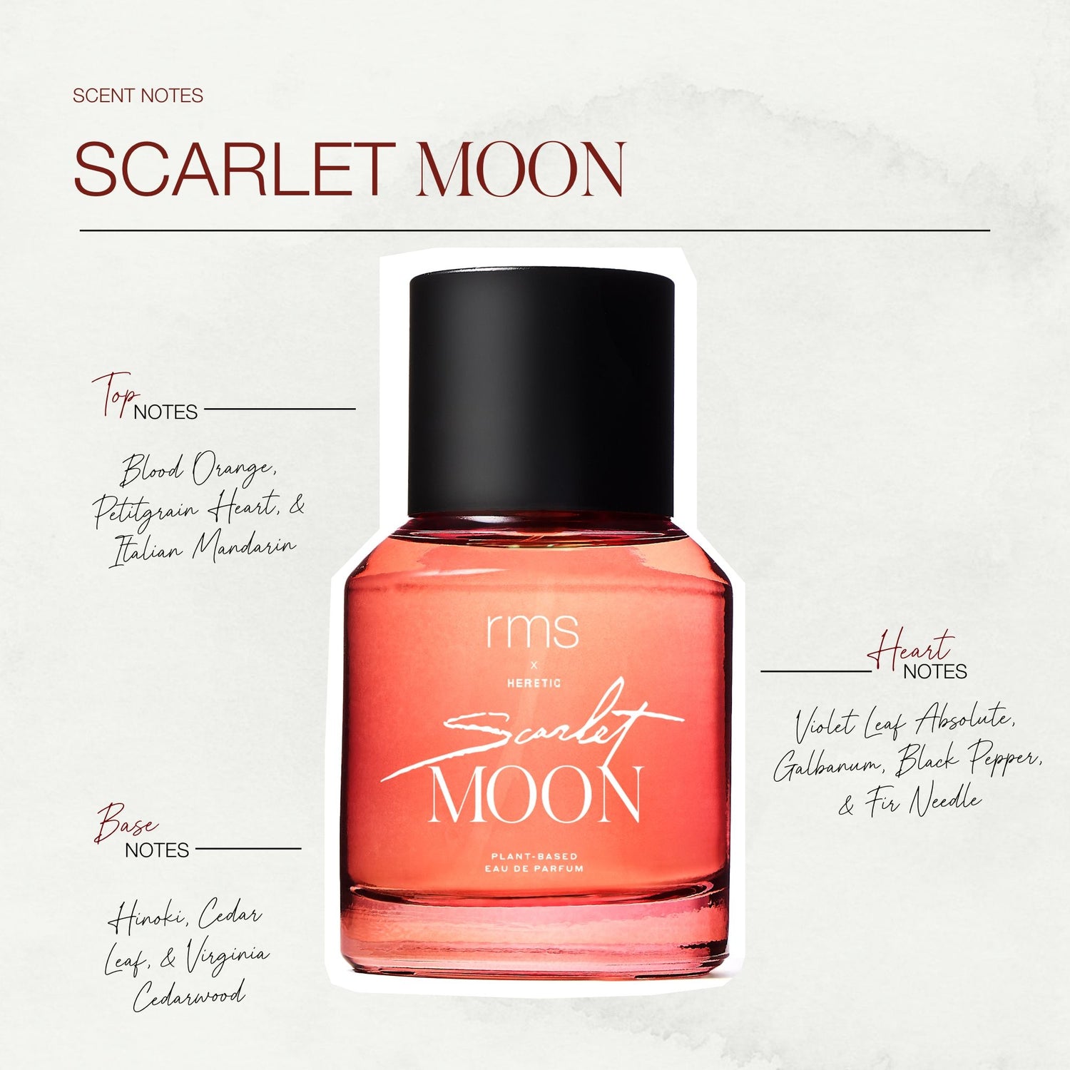Information related to RMS Beauty x Heretic Scarlet Moon Eau de Parfum