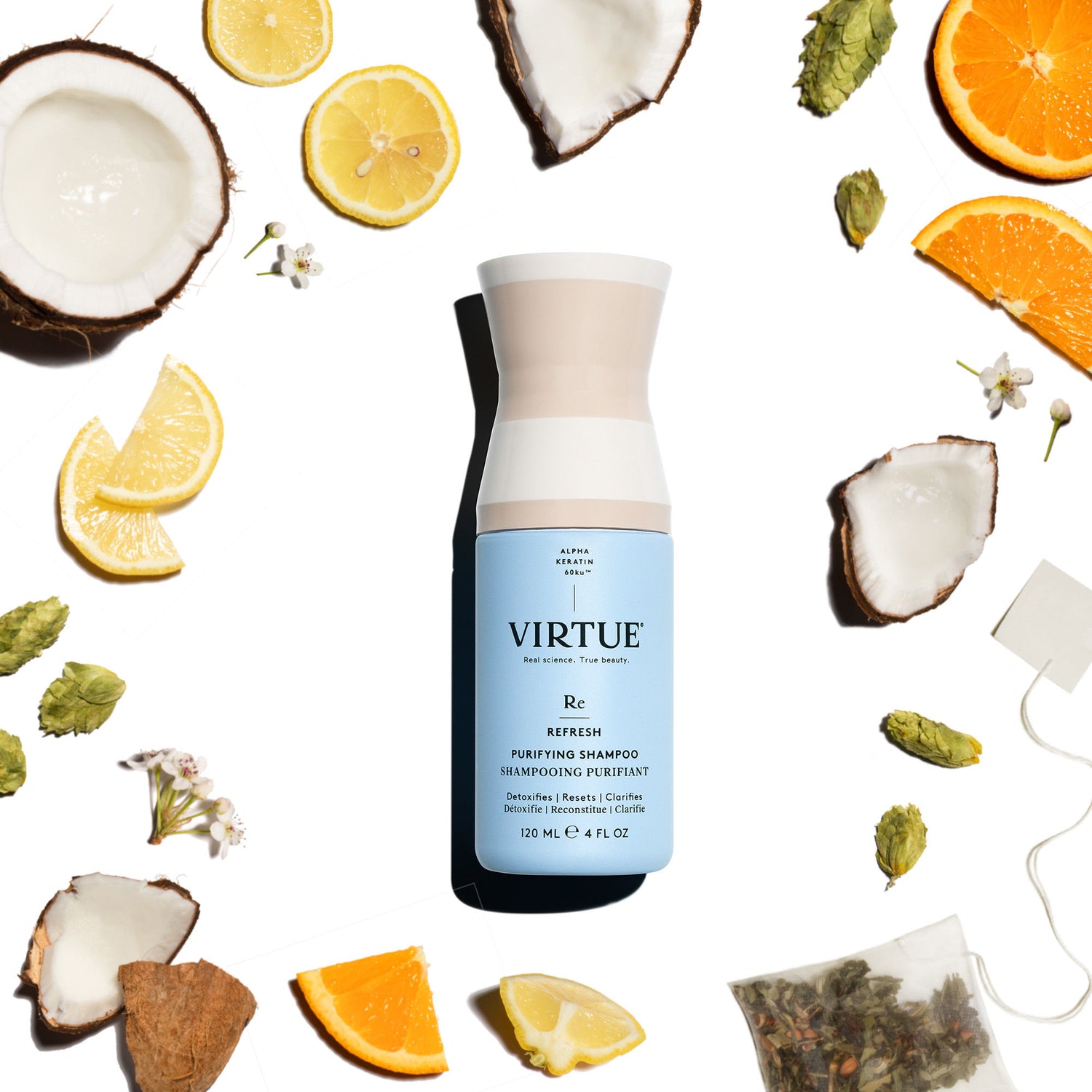 Lifestyle image of Virtue Refresh Purifying Shampoo