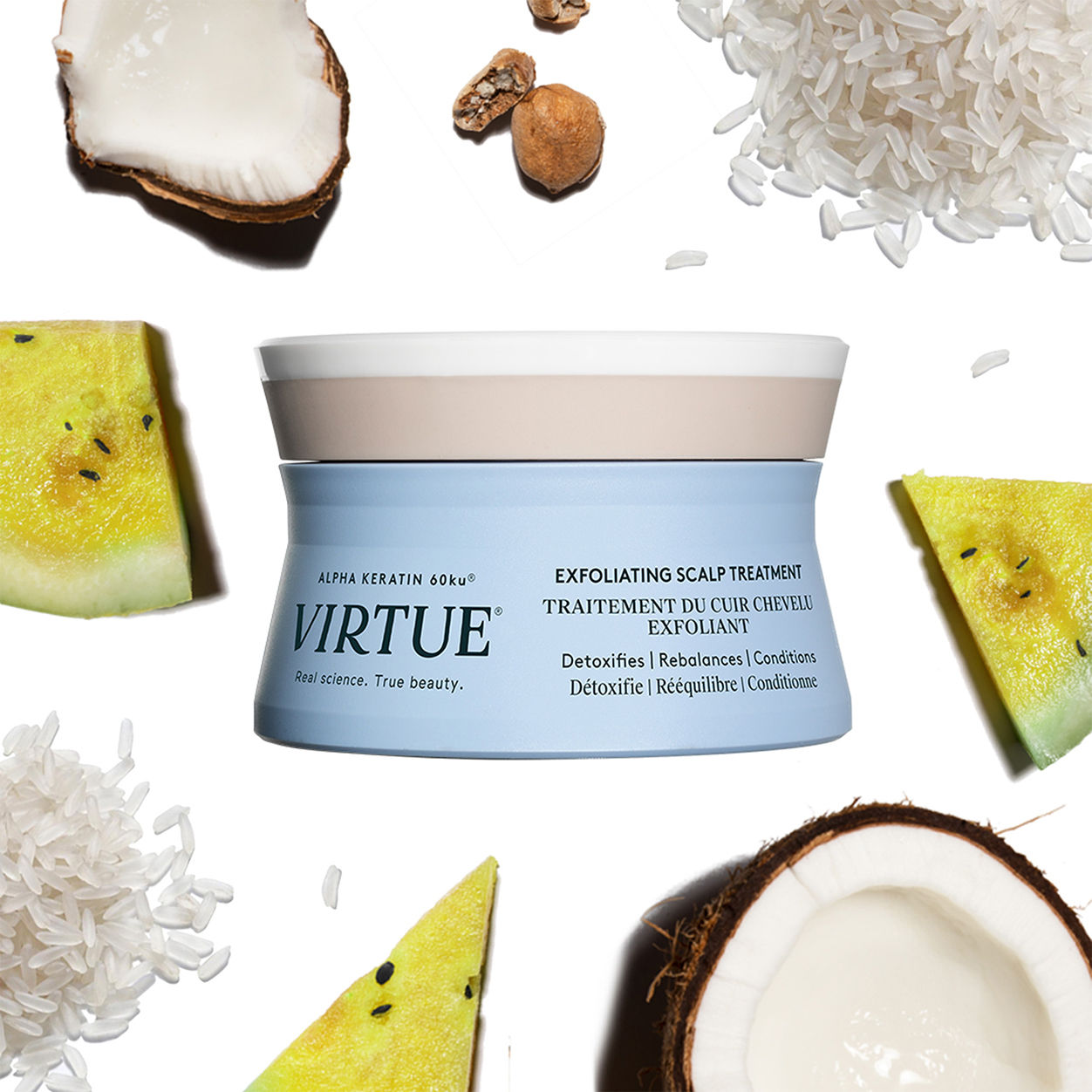 Lifestyle image of Virtue Refresh Exfoliating Scalp Treatment