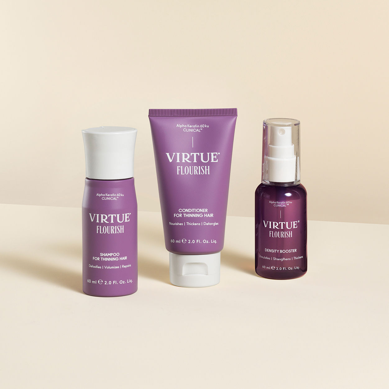Lifestyle image of Virtue Flourish Nightly Intensive Hair Rejuvenation Treatment 30 Day