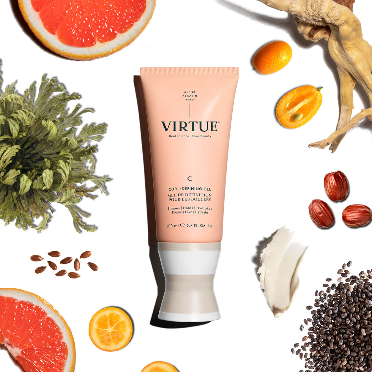 Lifestyle image of Virtue Curl-Defining Gel