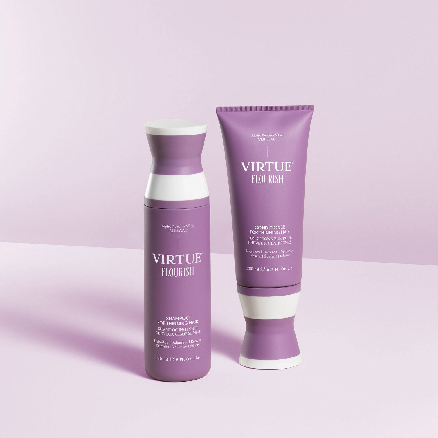 Lifestyle image of Virtue Flourish Conditioner For Thinning Hair