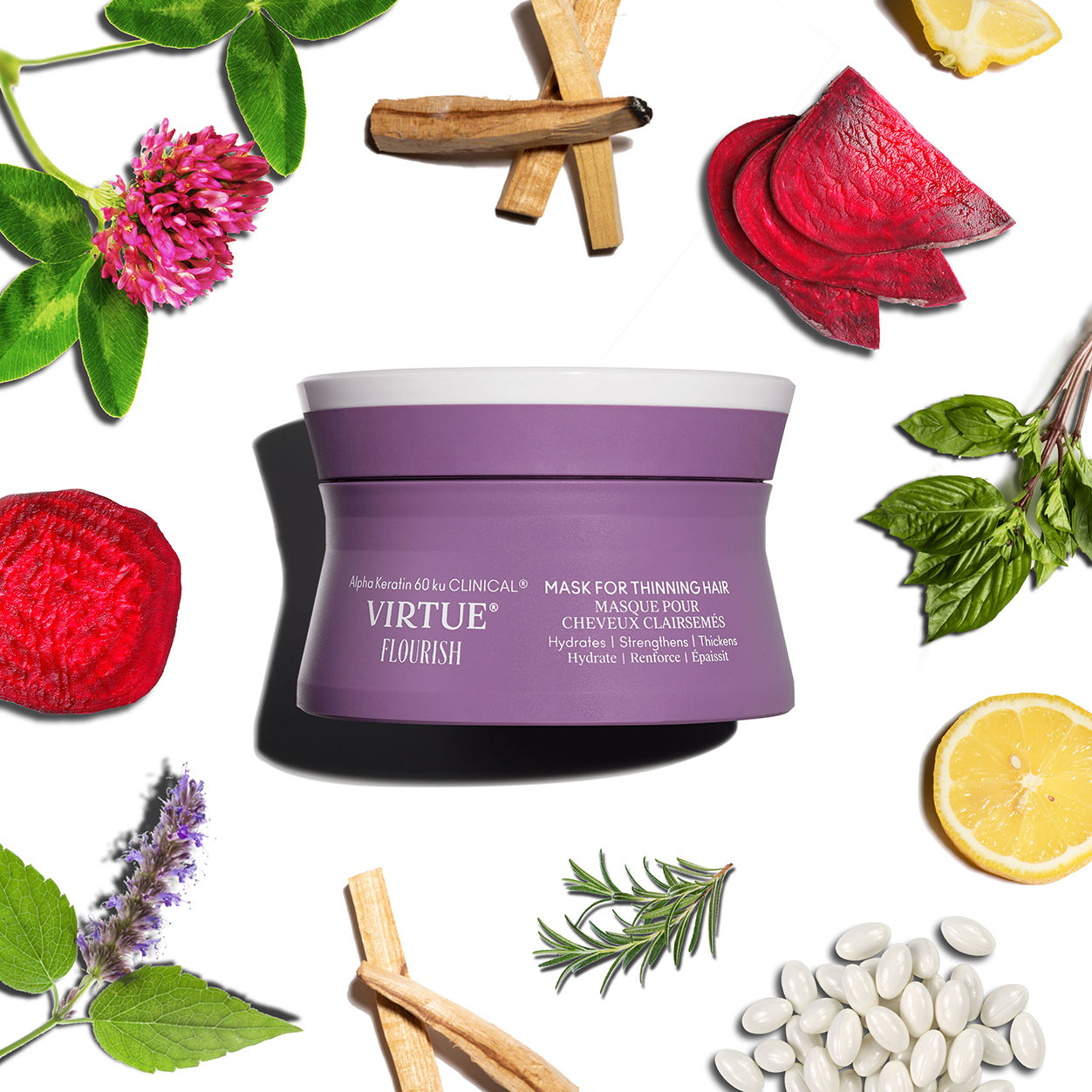 Lifestyle image of Virtue Flourish Mask for Thinning Hair