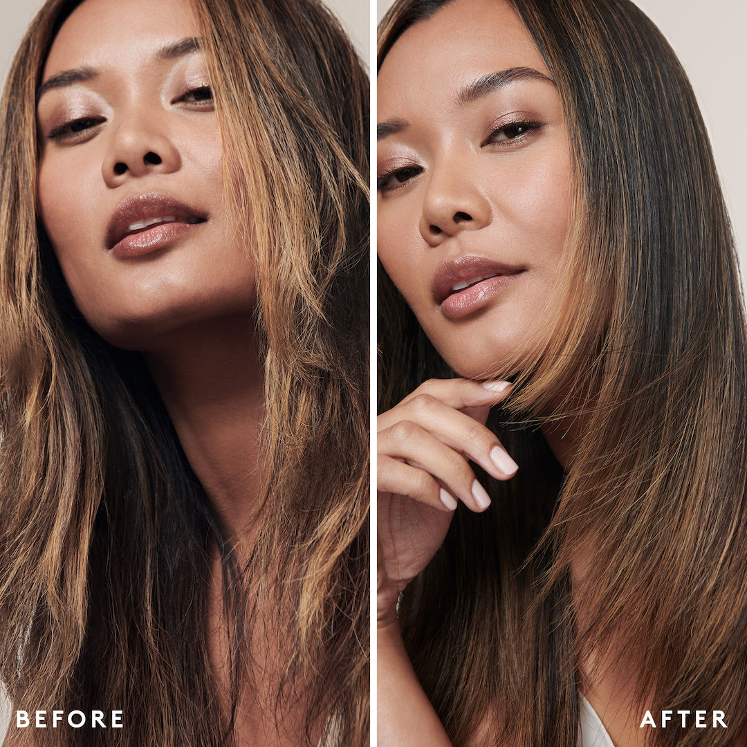 Before and after results of using Virtue Damage Reverse Serum
