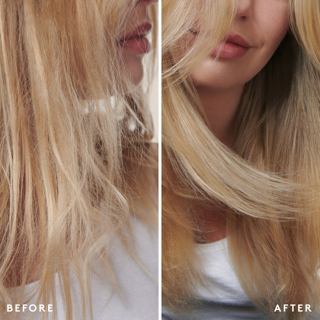 Before and after results of using Virtue Damage Reverse Serum