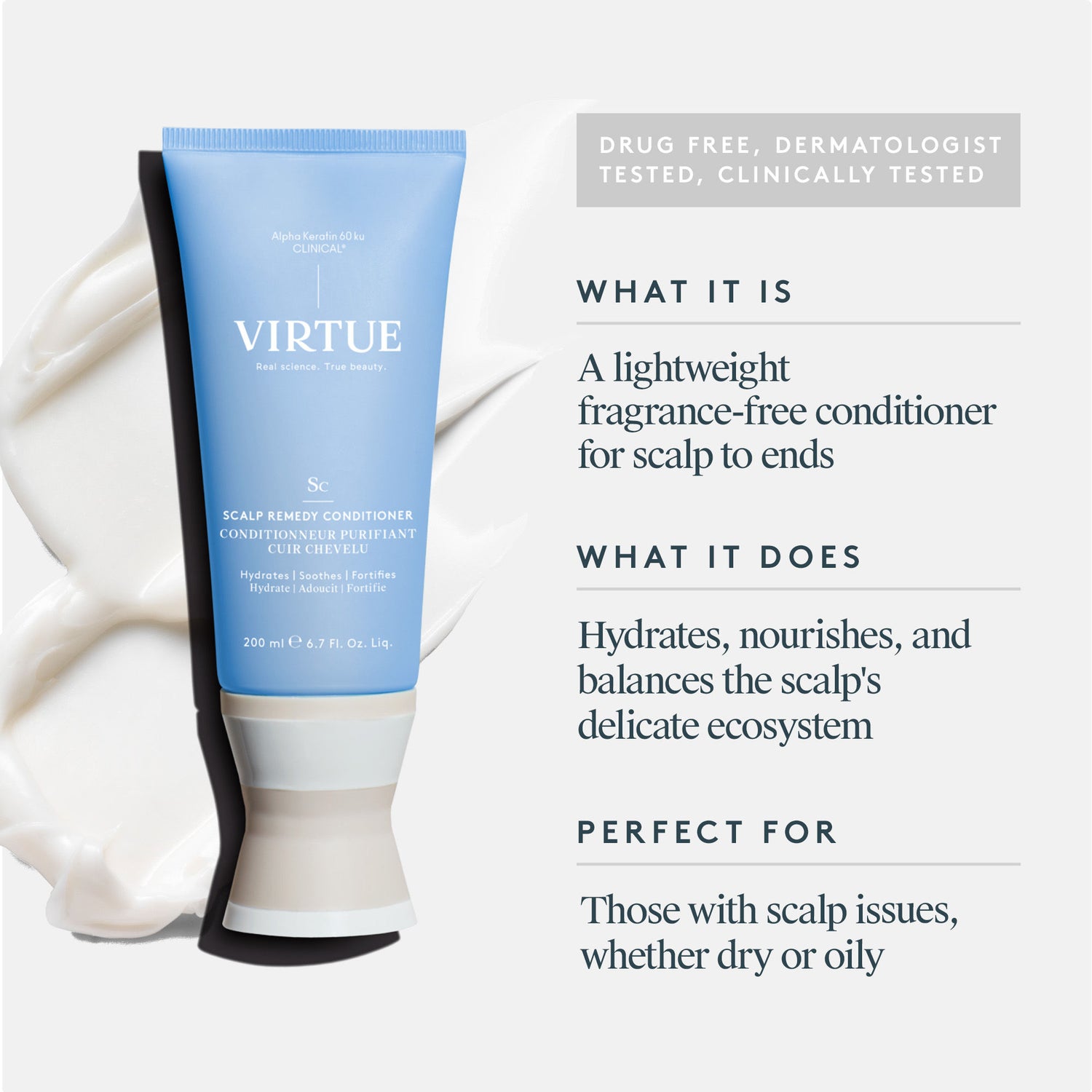 Information related to Virtue Scalp Remedy Conditioner for Scalp and Hair Health