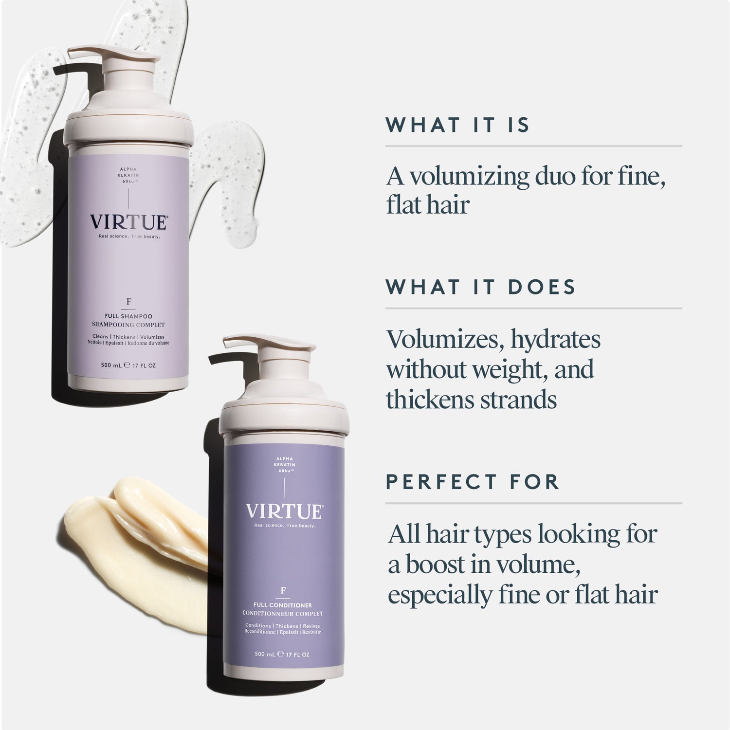 Information related to Virtue Jumbo Size Full Shampoo & Conditioner Duo (Limited Edition)