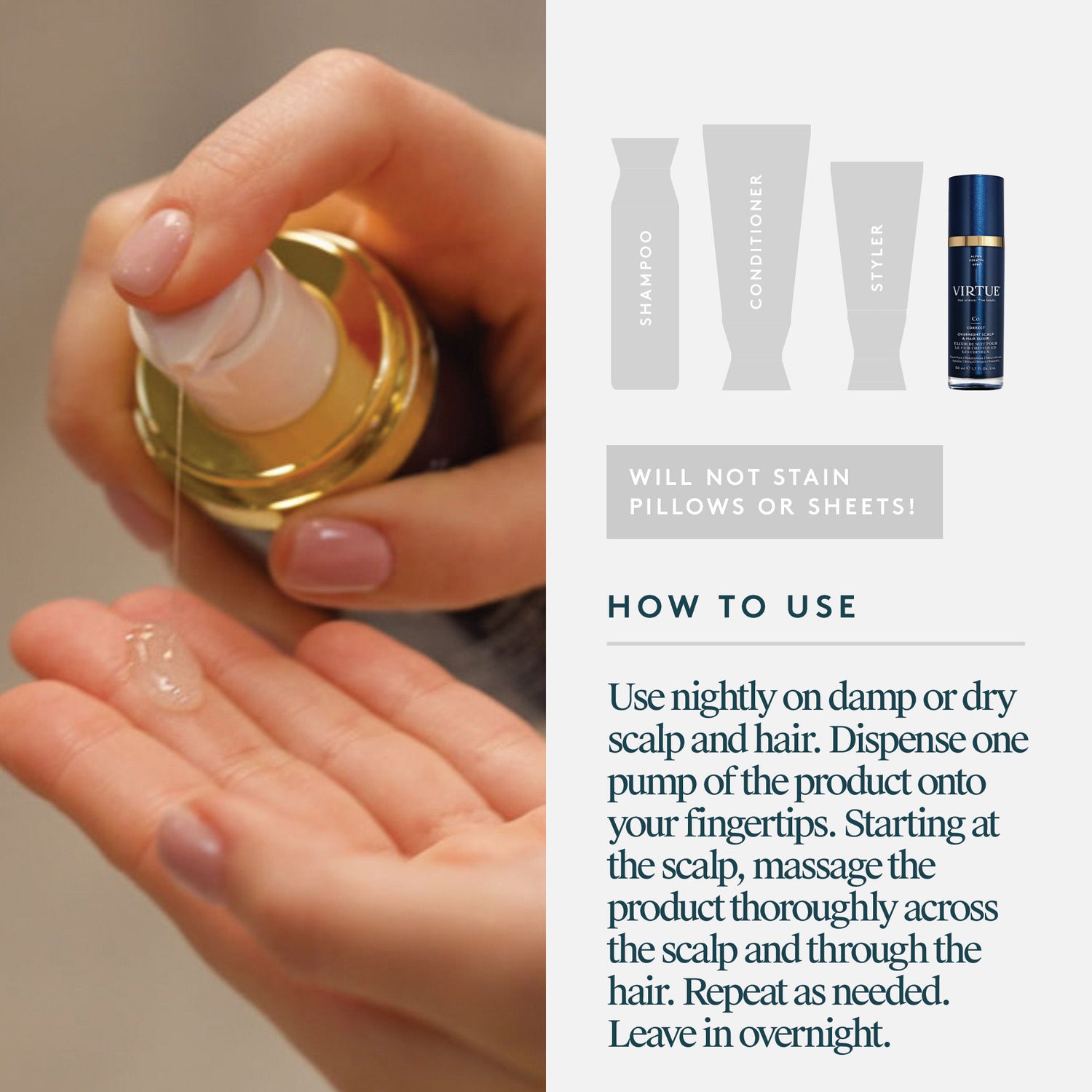 Information related to Virtue Overnight Scalp & Hair Elixir